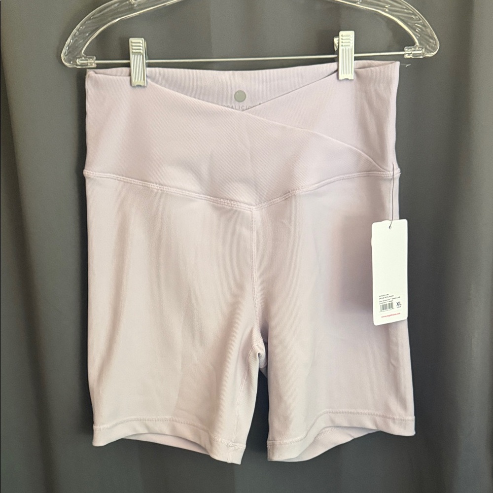 Yogalicious Women's Soft Lavender Bike Shorts